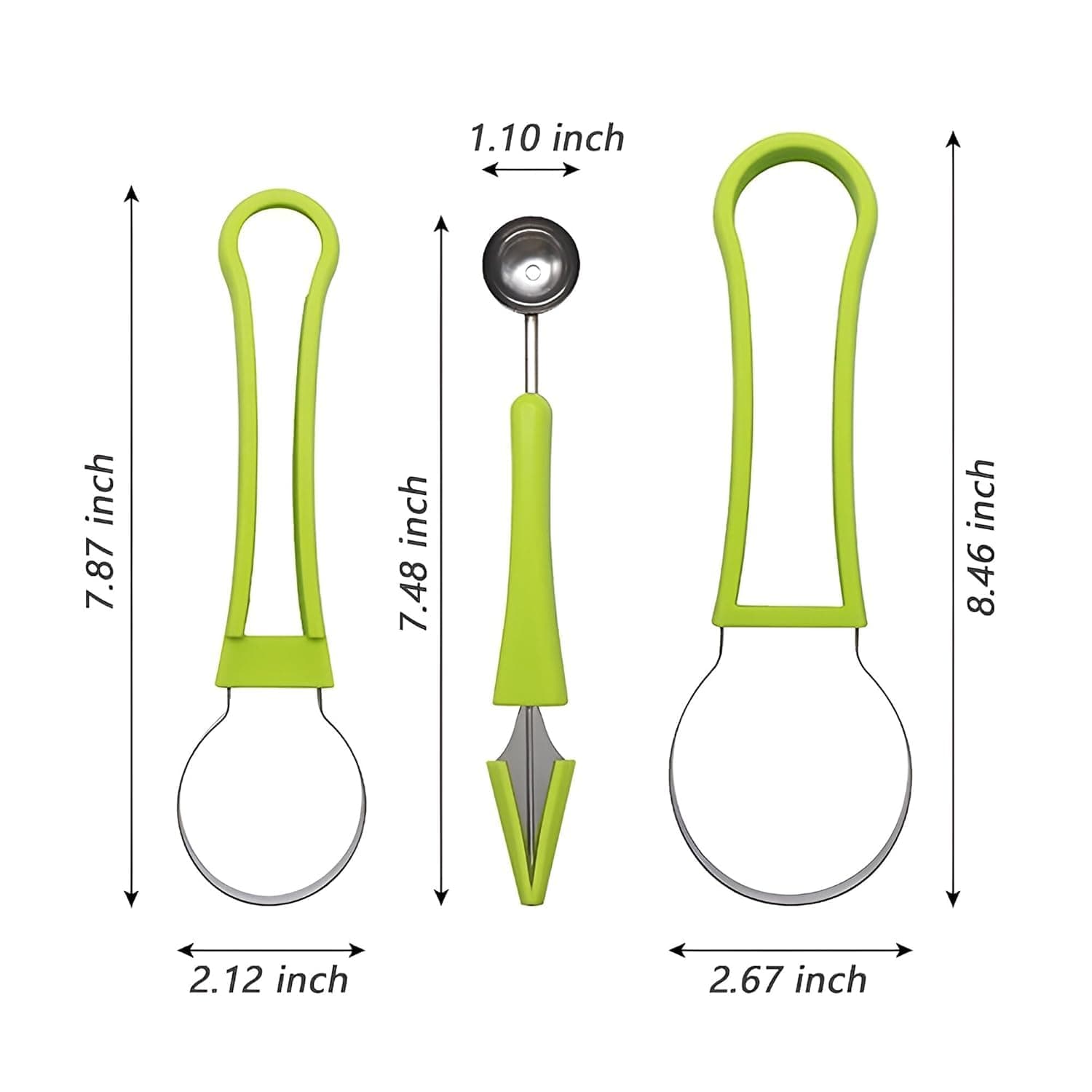 4-in-1 Melon Baller Scoop Set
