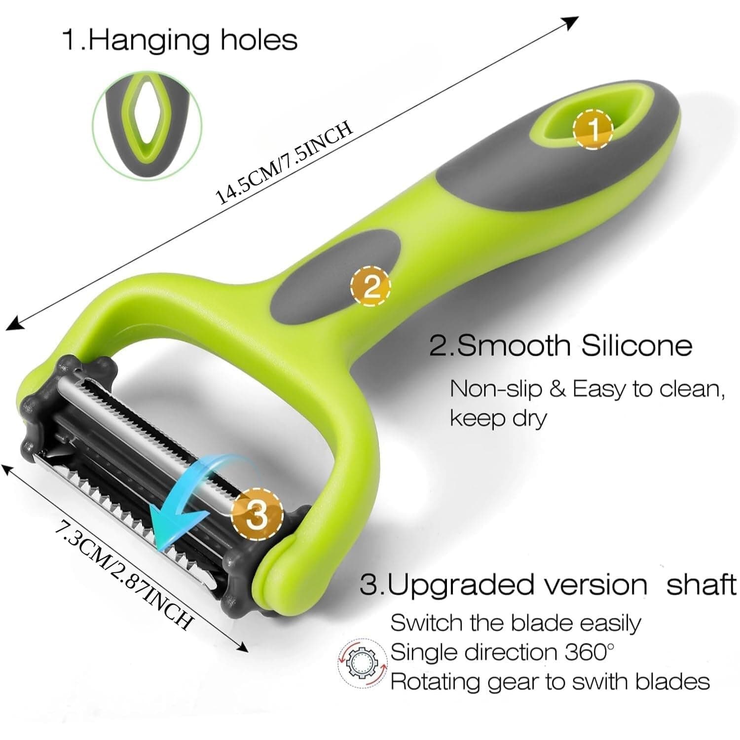 3-in-1 Veggie Peeler