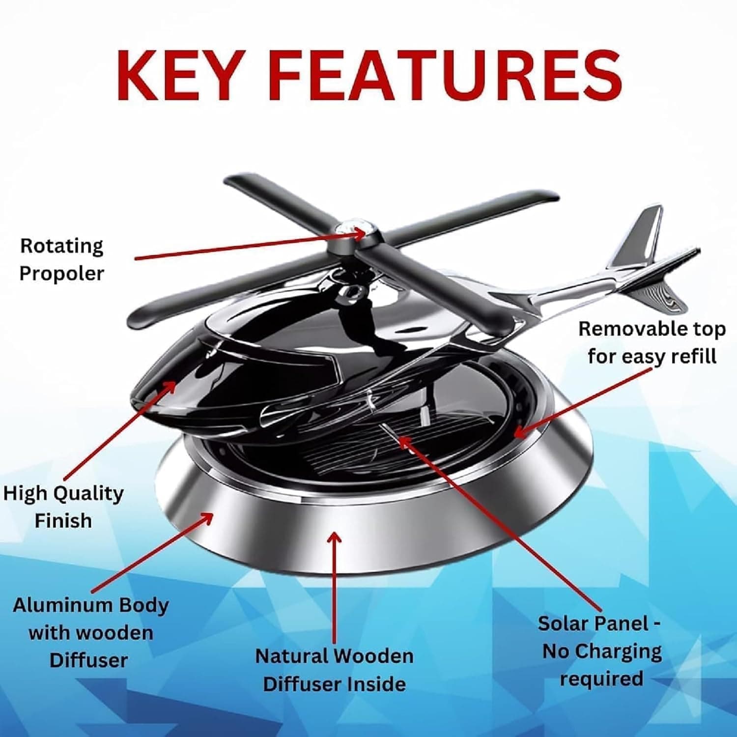 Helicopter Car Air Freshener