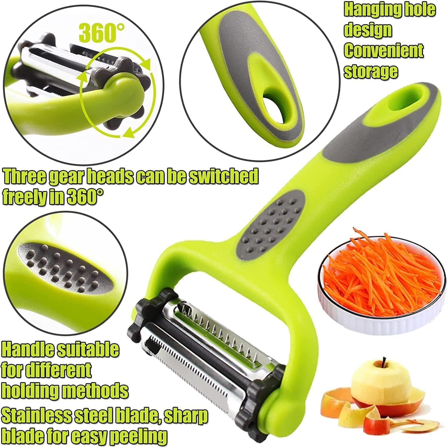3-in-1 Veggie Peeler