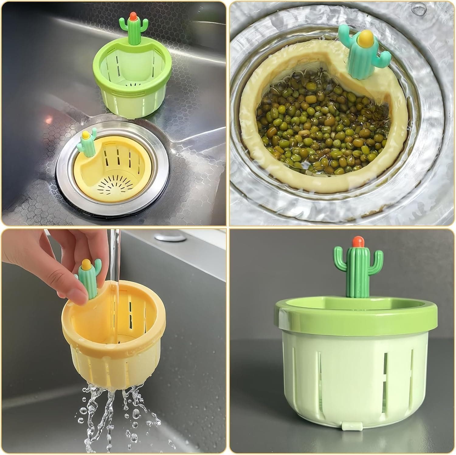 Cactus Kitchen Sink Drain Strainer