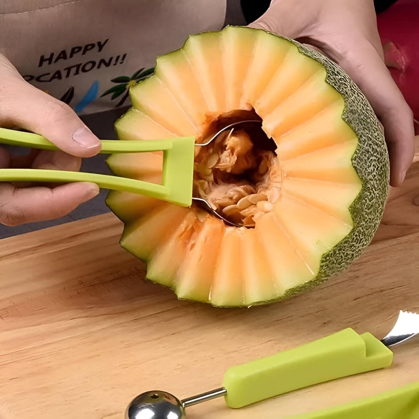 4-in-1 Melon Baller Scoop Set
