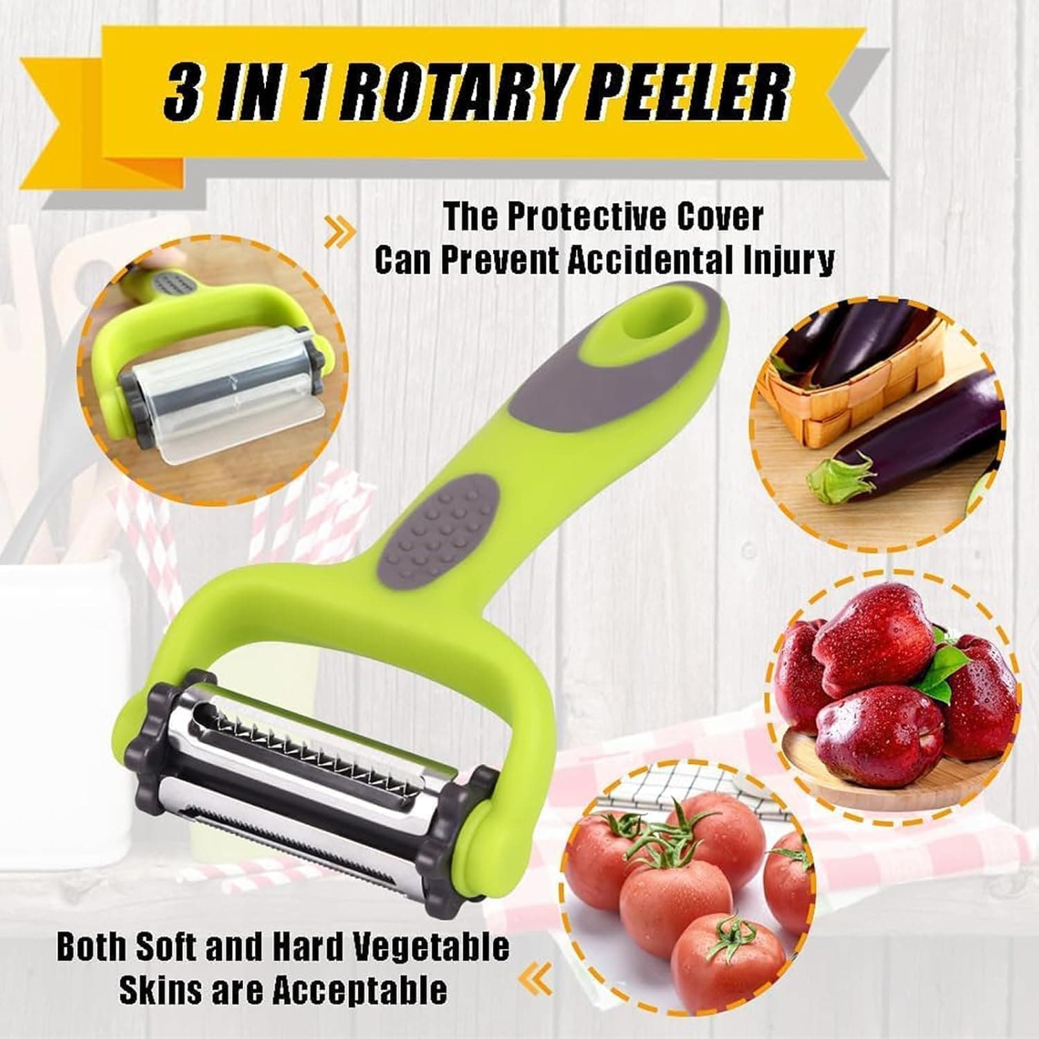 3-in-1 Veggie Peeler