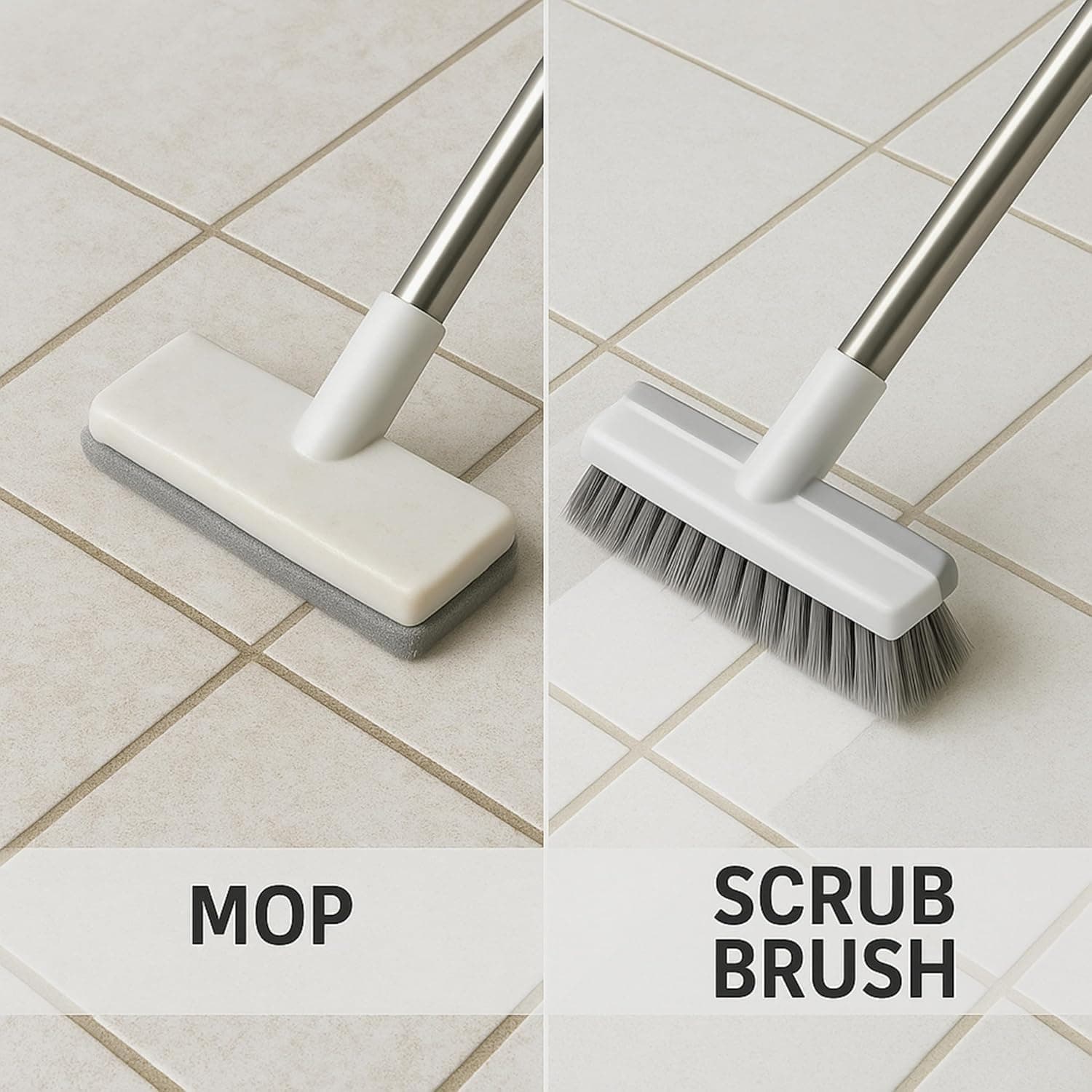 2 In 1 Bathroom Cleaning Brush