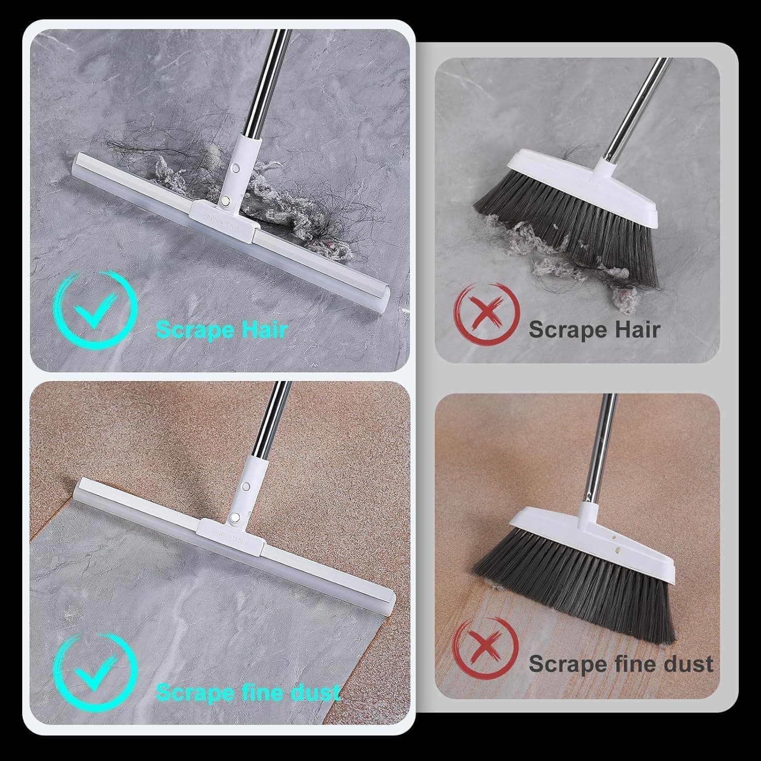 Magic Broom Silicone Floor Wiper