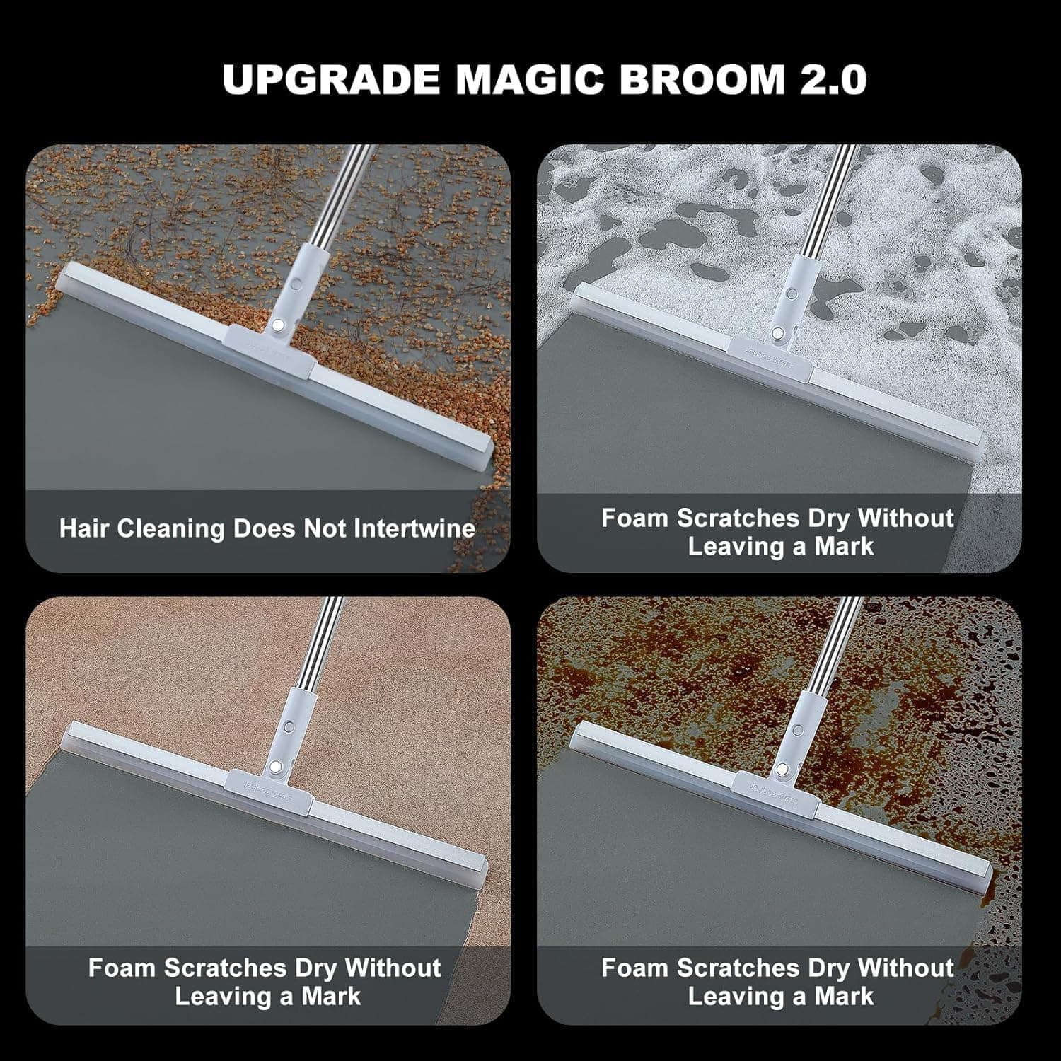 Magic Broom Silicone Floor Wiper
